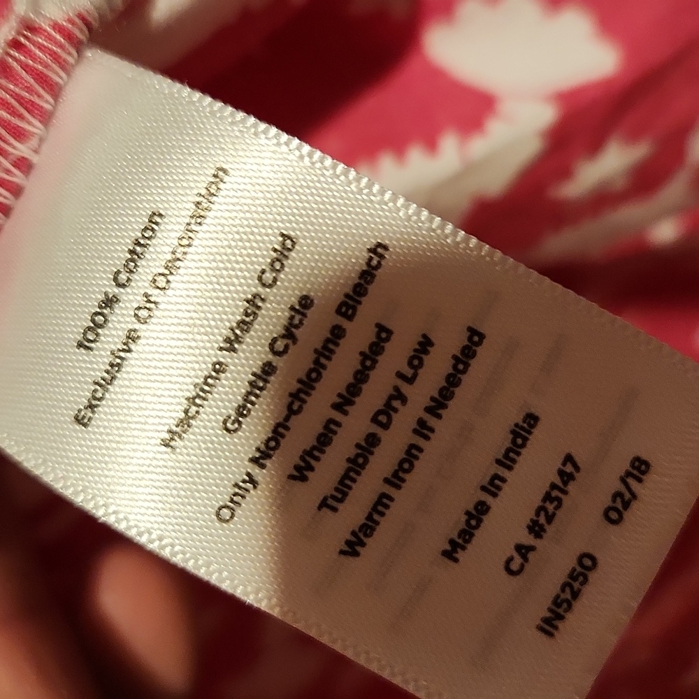 Pink Patterned Women's Top - Picture 7 of 9
